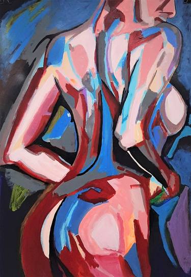 Print of Nude Paintings by Alexandra Djokic