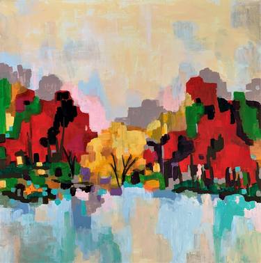 Print of Abstract Landscape Paintings by Alexandra Djokic