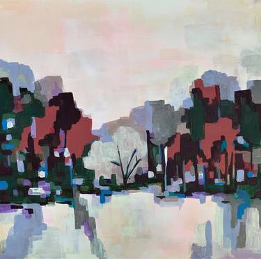 Print of Abstract Landscape Paintings by Alexandra Djokic