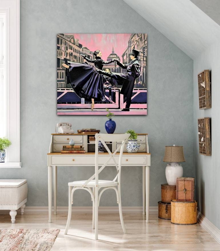 Original Fine Art Love Painting by Alexandra Djokic