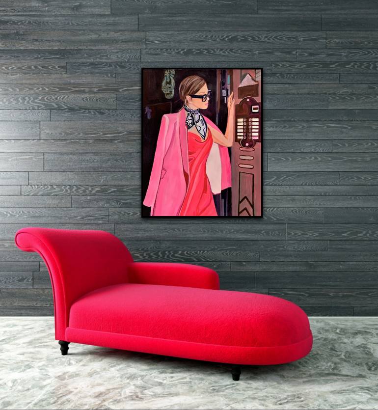 Original Figurative Fashion Painting by Alexandra Djokic