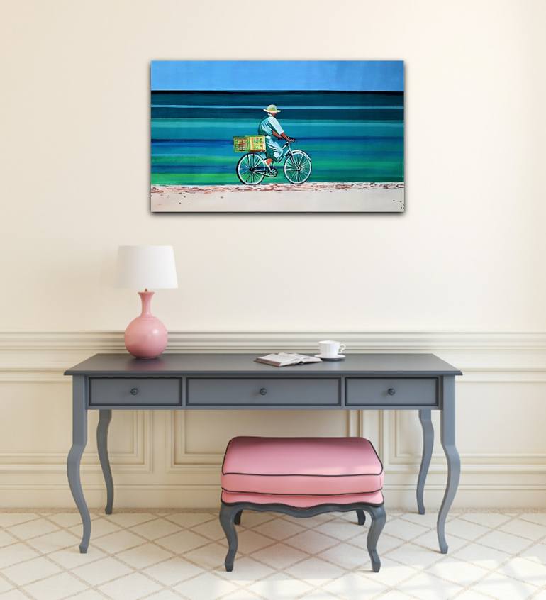 Original Beach Painting by Alexandra Djokic