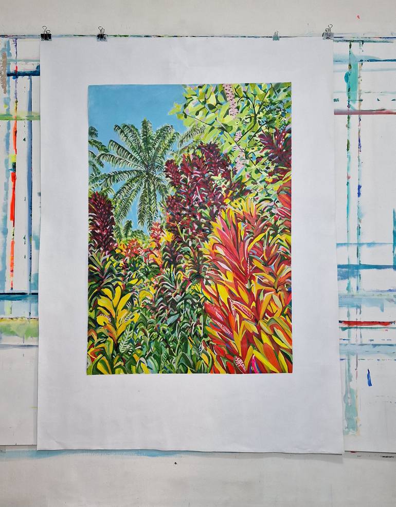 Original Expressionism Nature Painting by Alexandra Djokic
