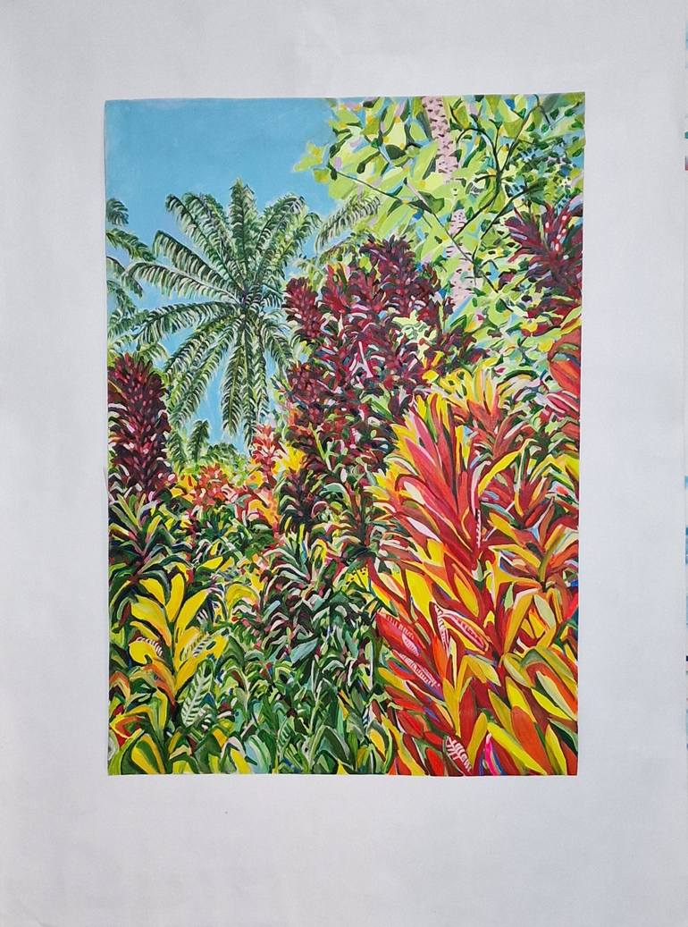 Original Expressionism Nature Painting by Alexandra Djokic