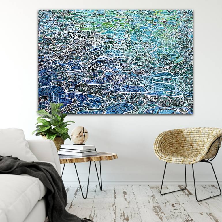 Original Fine Art Beach Painting by Alexandra Djokic