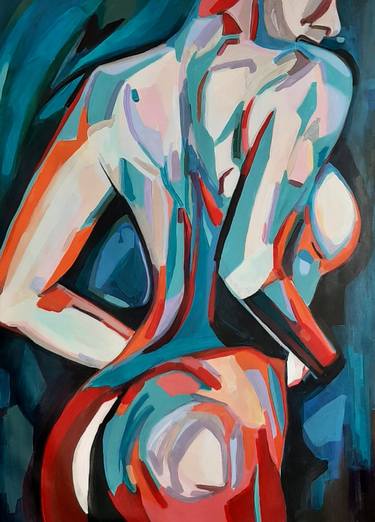 Print of Nude Paintings by Alexandra Djokic