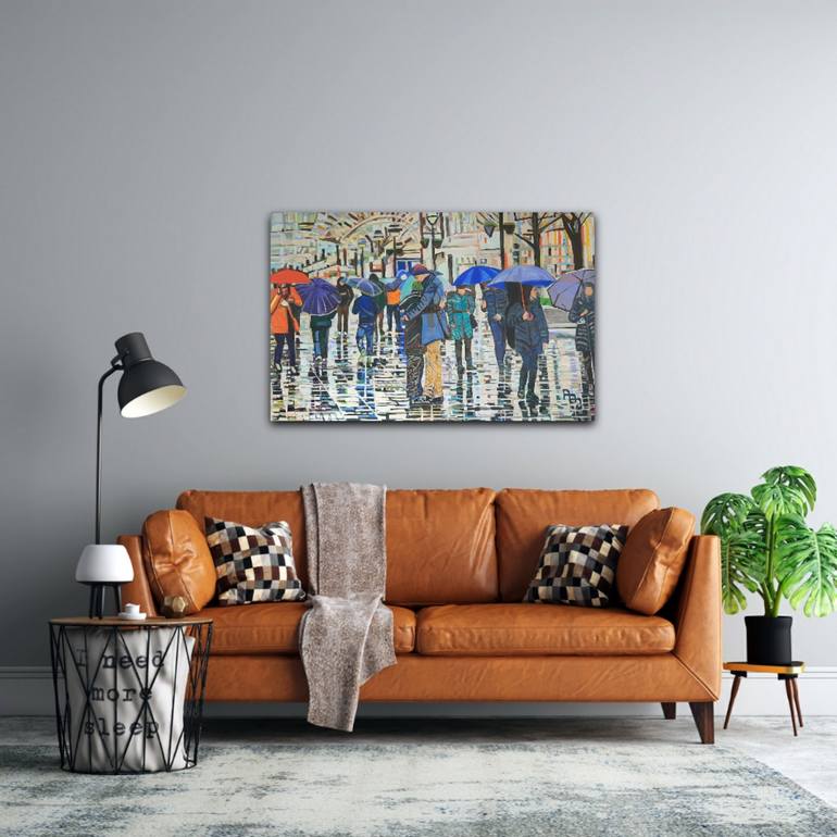 Original Fine Art People Painting by Alexandra Djokic