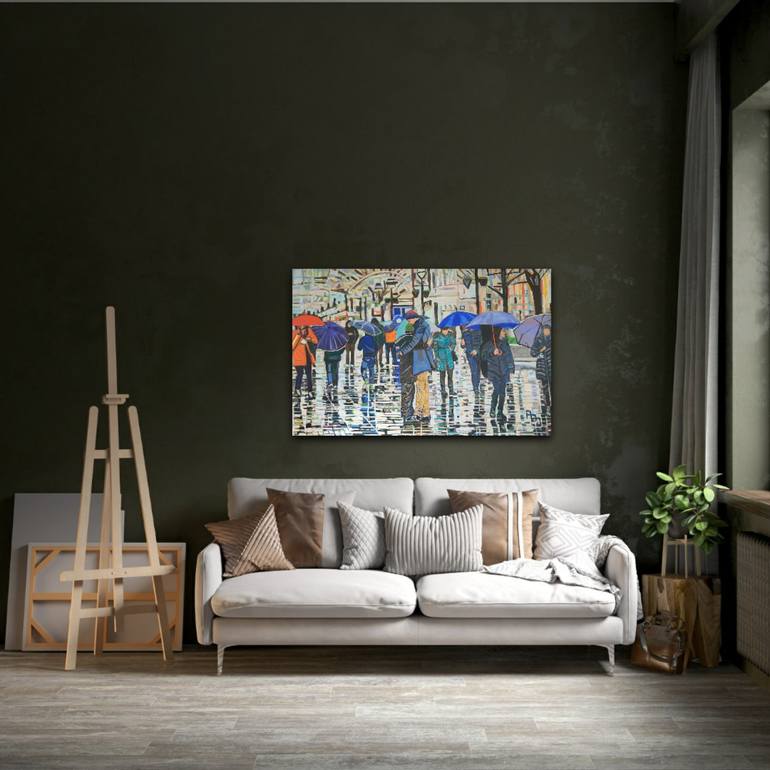 Original Fine Art People Painting by Alexandra Djokic