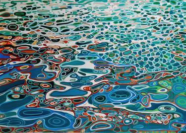 Print of Abstract Water Paintings by Alexandra Djokic