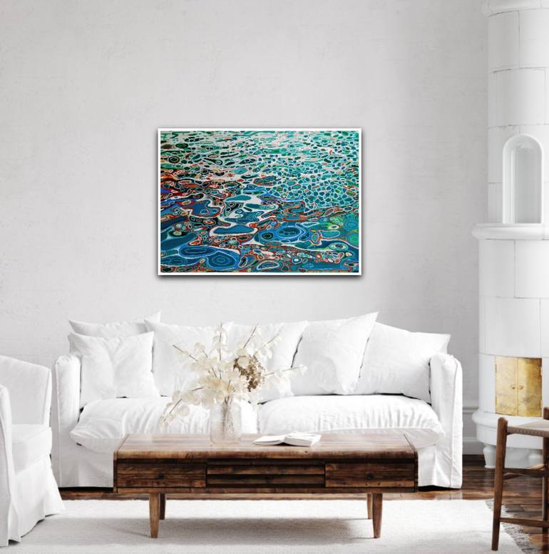 Original Abstract Water Painting by Alexandra Djokic