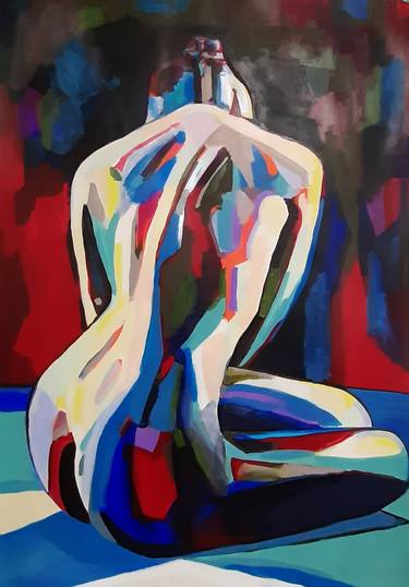 Print of Abstract Erotic Paintings by Alexandra Djokic