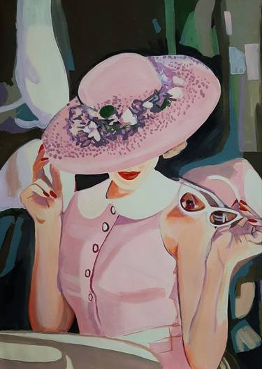 Print of Art Deco Women Paintings by Alexandra Djokic