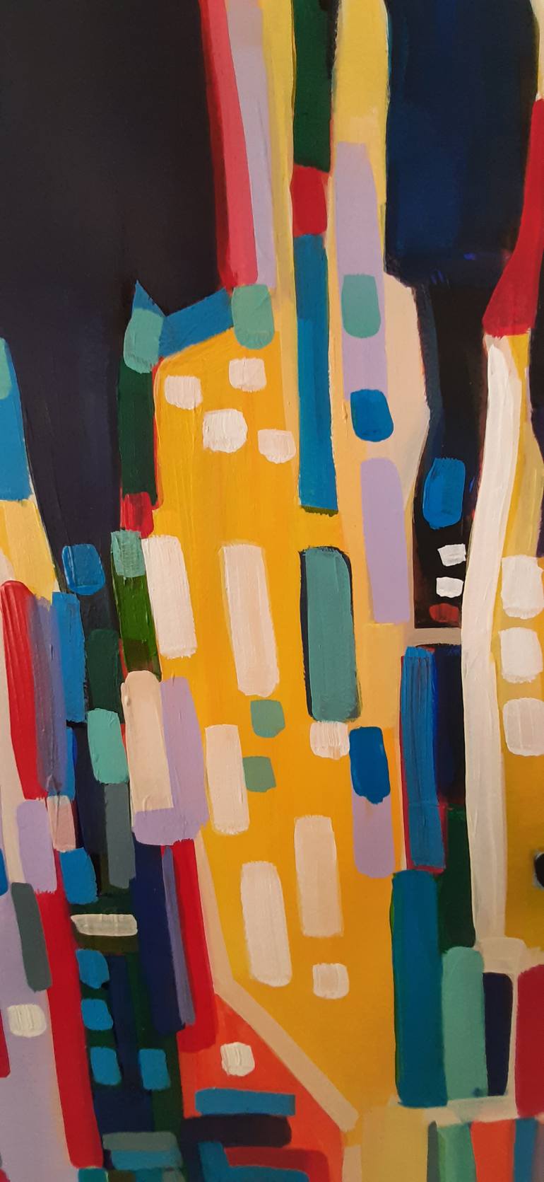 Original Abstract People Painting by Alexandra Djokic