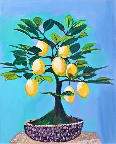 Lemon tree / 67 X 55 X 5 cm thumb