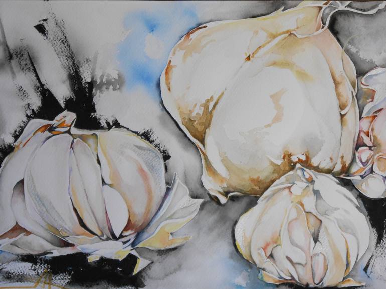Original Expressionism Still Life Paintings by Akemi Watanabe