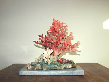 Original Abstract Tree Sculpture by A Sirtori