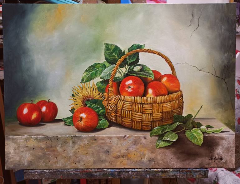 Original Still Life Painting by Anna Rita Angiolelli