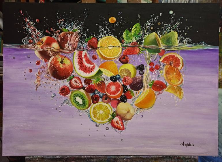 Original Contemporary Still Life Painting by Anna Rita Angiolelli