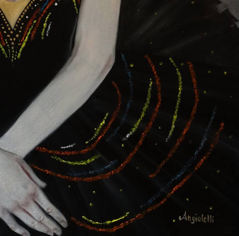 Original Figurative Portrait Painting by Anna Rita Angiolelli