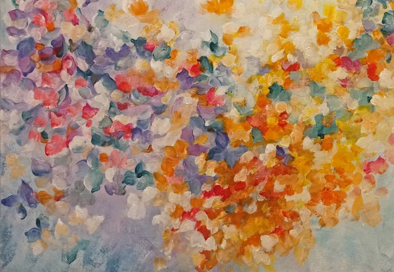Original Abstract Painting by Anna Rita Angiolelli