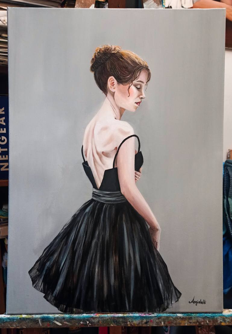 Original Figurative Abstract Painting by Anna Rita Angiolelli