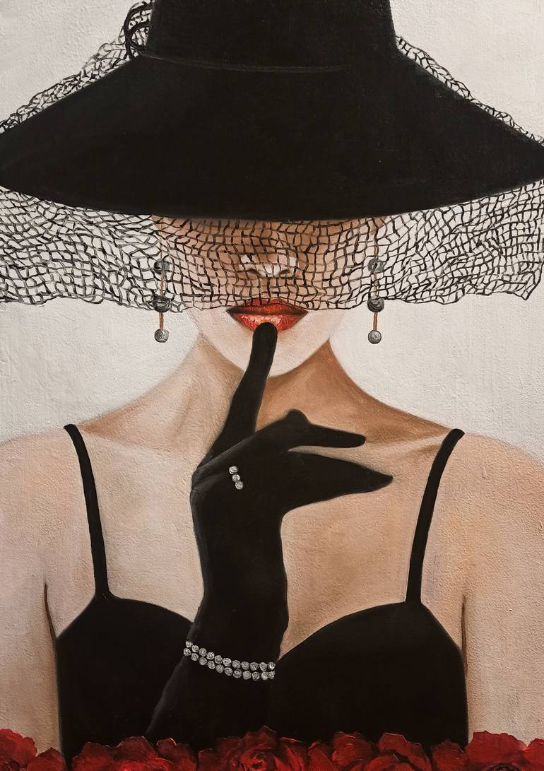Original Figurative Abstract Painting by Anna Rita Angiolelli