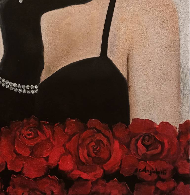 Original Figurative Abstract Painting by Anna Rita Angiolelli
