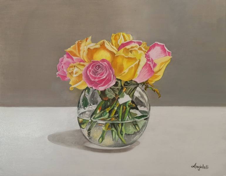 Print of Figurative Still Life Paintings by Anna Rita Angiolelli