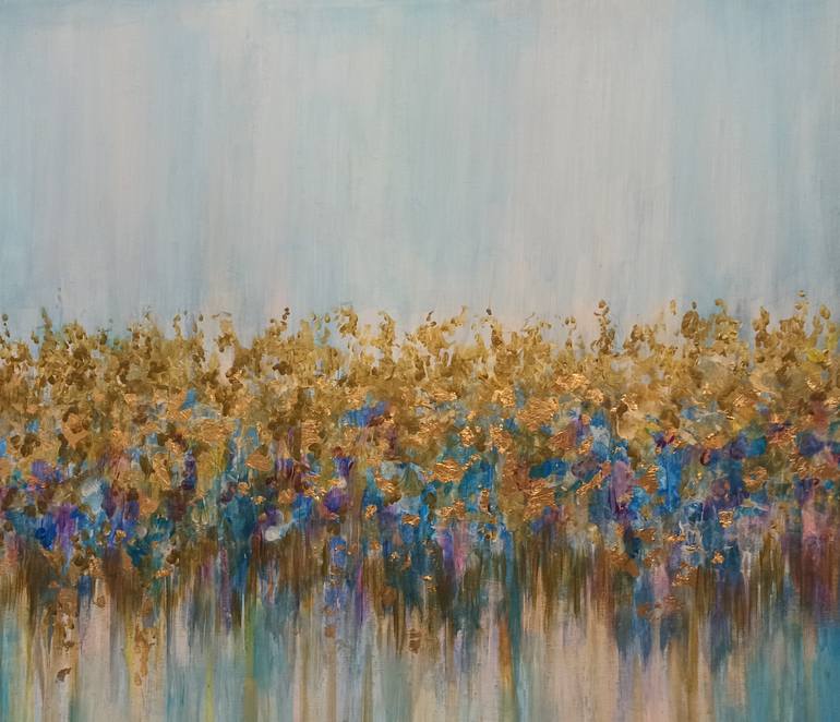 Original Abstract Expressionism Abstract Painting by Anna Rita Angiolelli