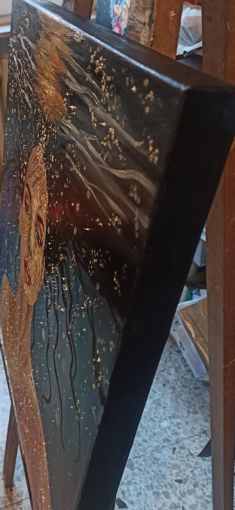 Original Figurative Women Painting by Anna Rita Angiolelli