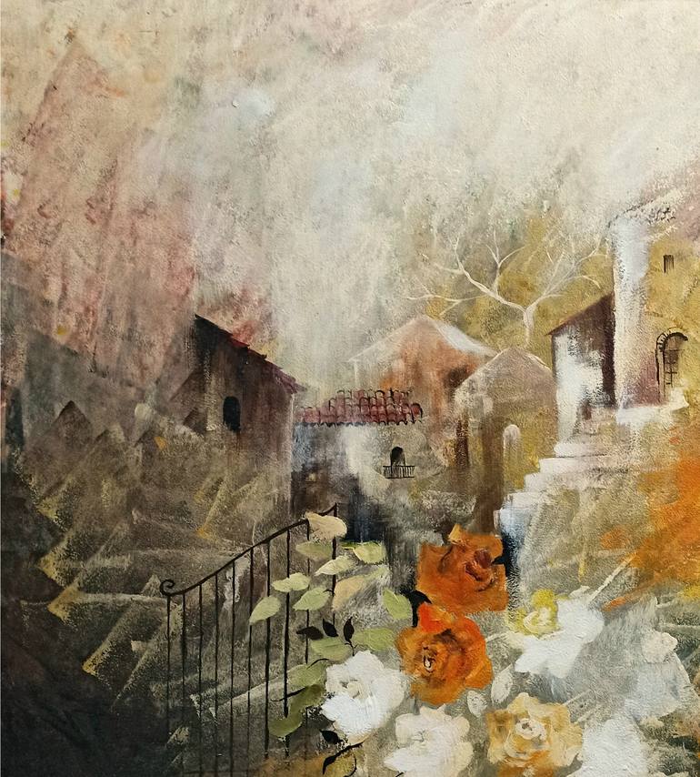 Original Landscape Painting by Anna Rita Angiolelli