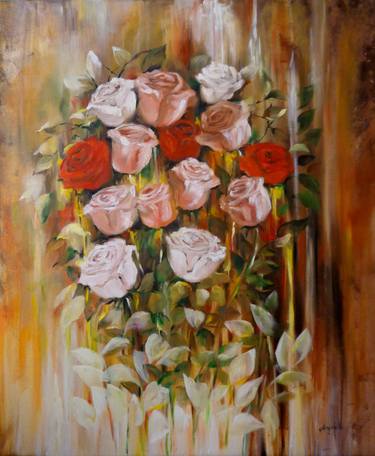Original Impressionism Floral Paintings by Anna Rita Angiolelli