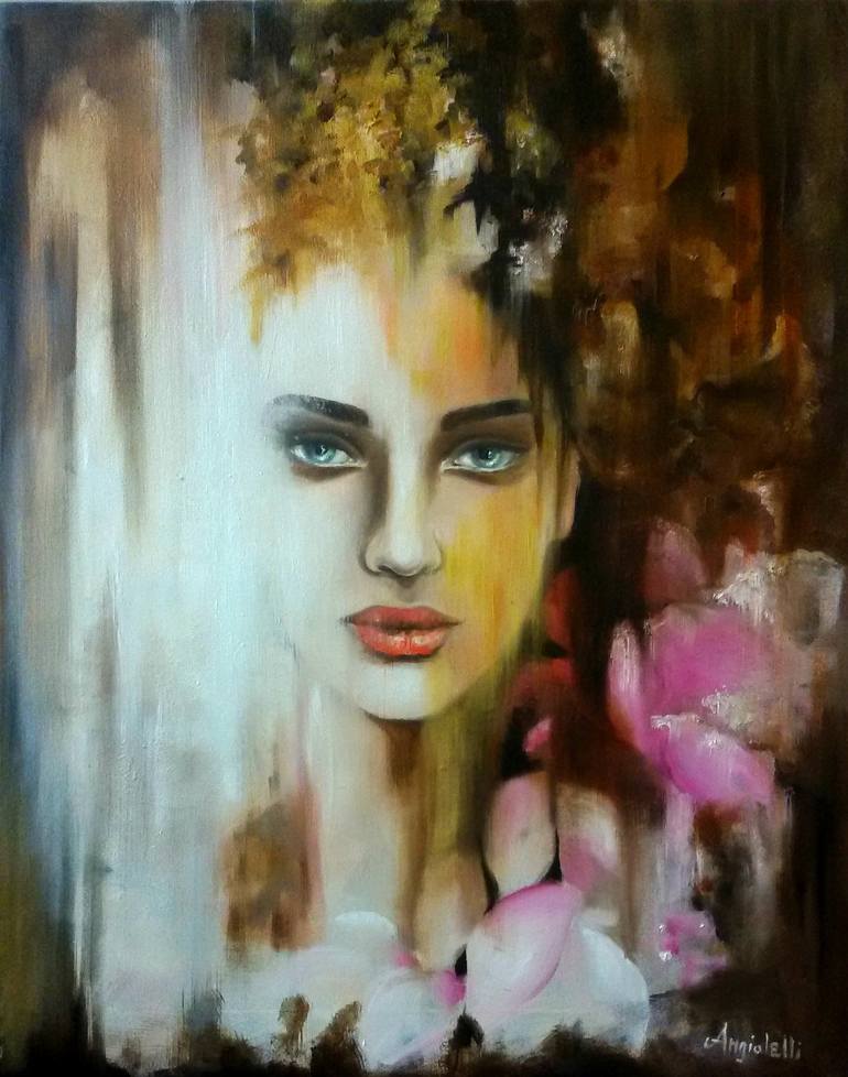 Anima segreta Painting by Anna Rita Angiolelli | Saatchi Art