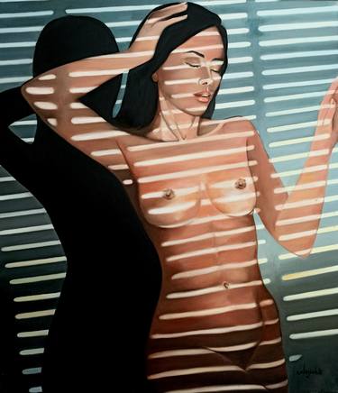 Original Figurative Nude Paintings by Anna Rita Angiolelli