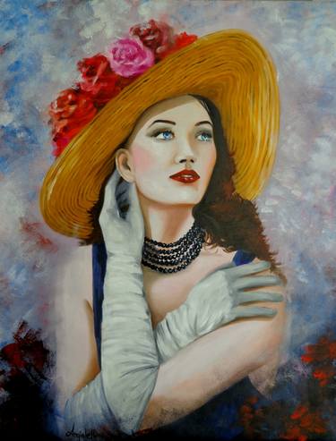 Original Portrait Paintings by Anna Rita Angiolelli