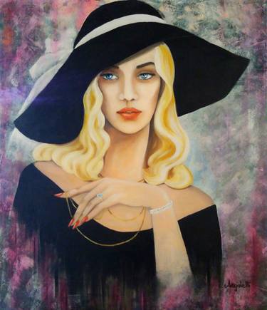 Original Portrait Paintings by Anna Rita Angiolelli