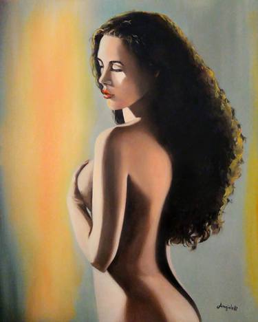 Print of Erotic Paintings by Anna Rita Angiolelli