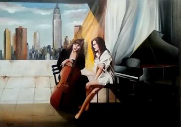 Original Realism Women Paintings by Anna Rita Angiolelli