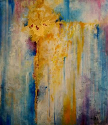 Original Abstract Expressionism Abstract Paintings by Anna Rita Angiolelli