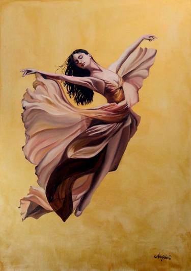 Print of Performing Arts Paintings by Anna Rita Angiolelli