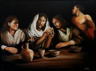 Print of Photorealism Religion Paintings by Anna Rita Angiolelli