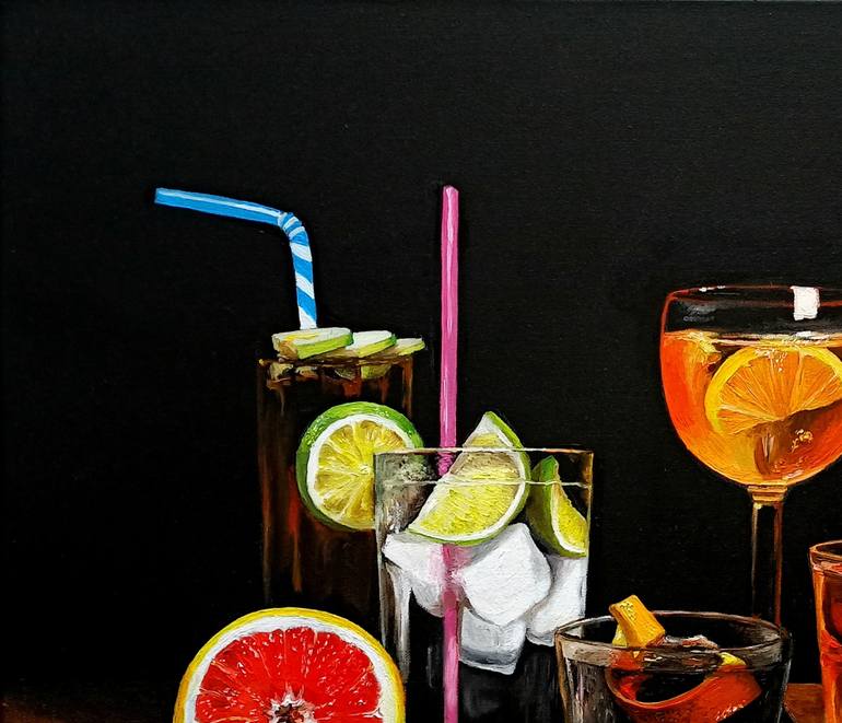 Original Figurative Food & Drink Painting by Anna Rita Angiolelli