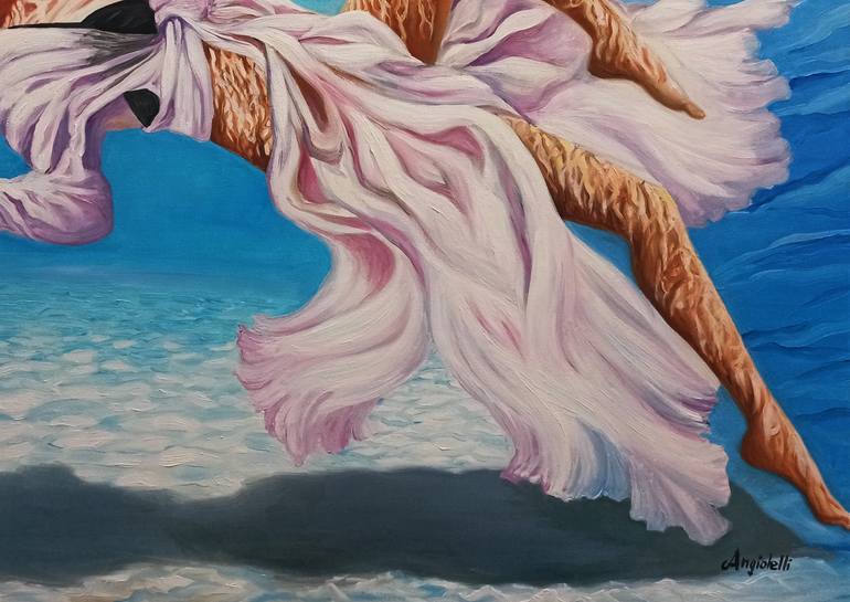 Original Figurative Women Painting by Anna Rita Angiolelli