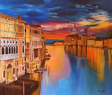 Print of Figurative Cities Paintings by Anna Rita Angiolelli