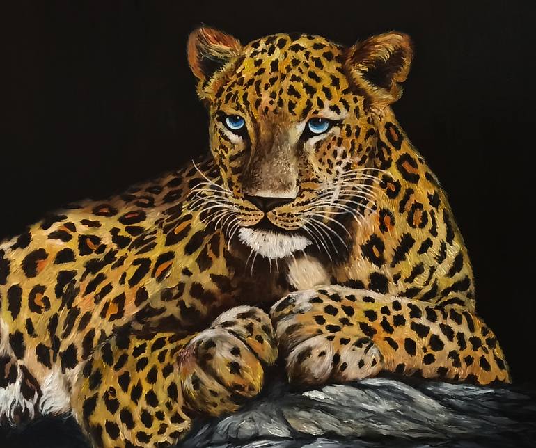 Original Figurative Animal Painting by Anna Rita Angiolelli