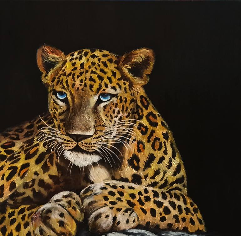 Original Figurative Animal Painting by Anna Rita Angiolelli