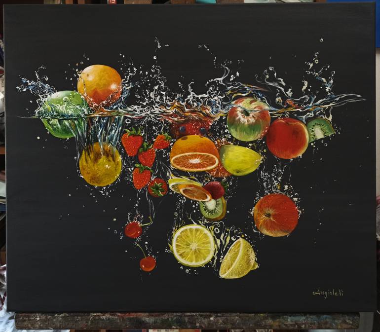 Original Contemporary Still Life Painting by Anna Rita Angiolelli