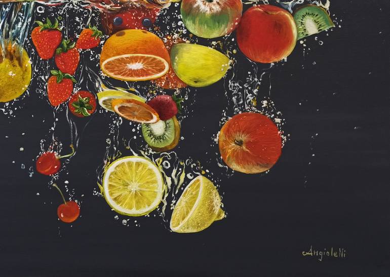 Original Contemporary Still Life Painting by Anna Rita Angiolelli