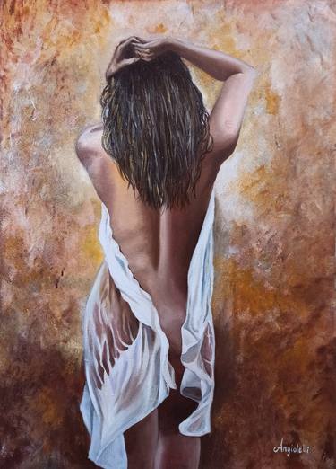 Original Nude Paintings by Anna Rita Angiolelli