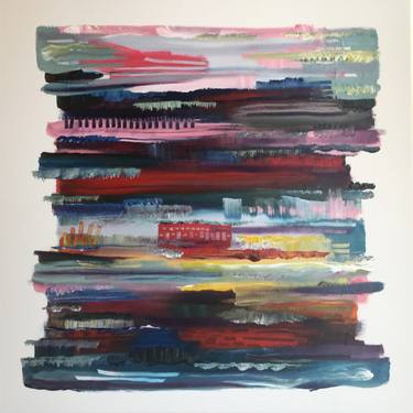 Original Modern Abstract Paintings by Sophia Gazla